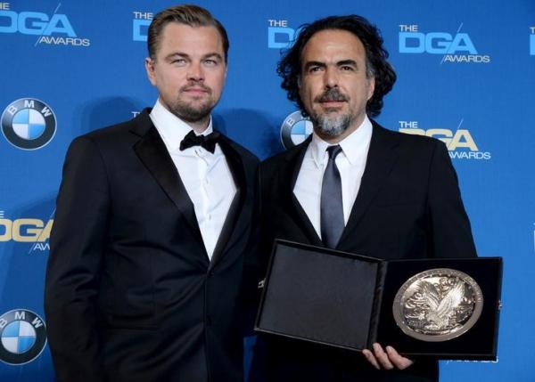 DiCaprio-e-Alejandro-Inarritu-alla-premiazione-dei-DAG-Awards